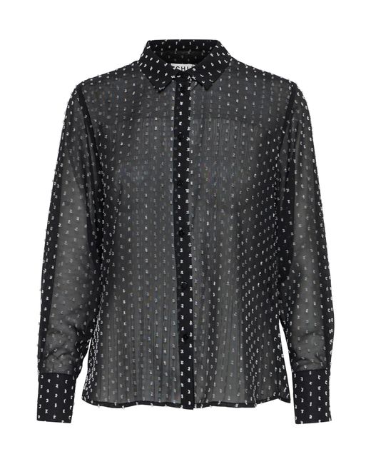 Ichi Black Bluse 'Nella'