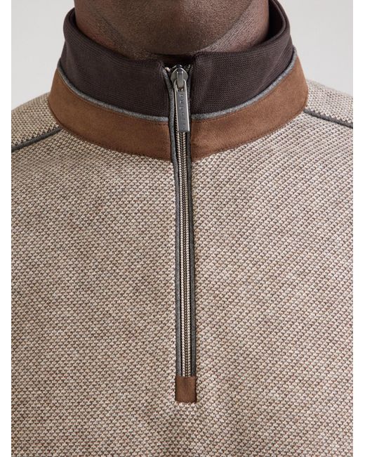 Bugatti Pullover in Natural für Herren