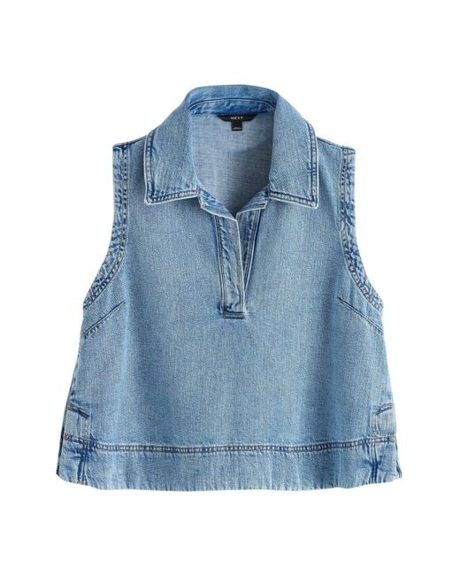 Next Blue Bluse