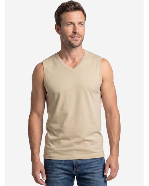 RAGMAN Unterhemd Basic in Natural für Herren