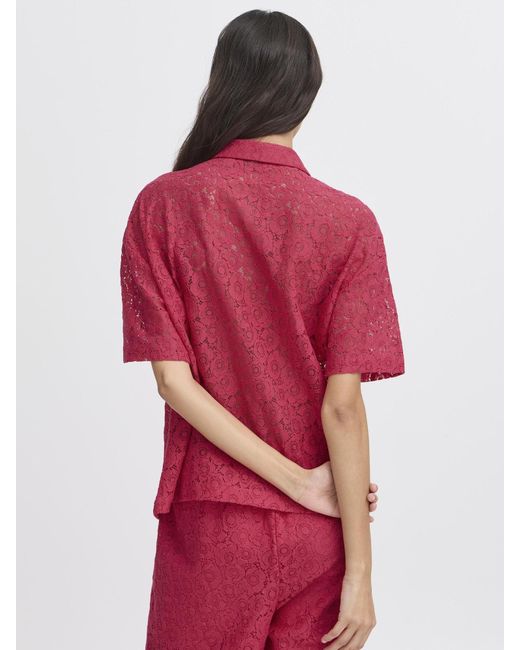 B.Young Red Poloshirt Bybxsolacy