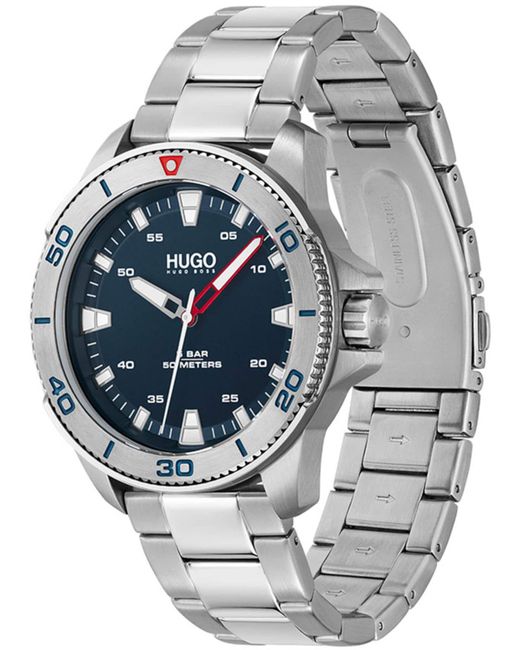 HUGO Analoguhr in Gray für Herren