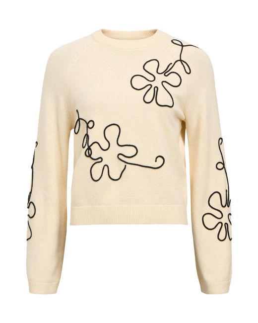 Object Natural Pullover Objlaney Rubin