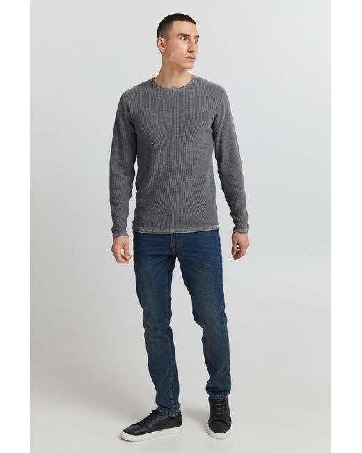INDICODE Pullover Karpo in Gray für Herren