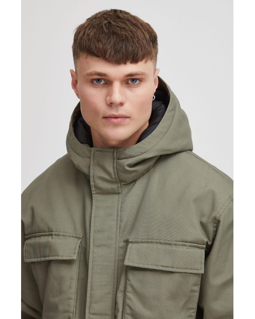 Solid Winterjacke Gaben Utility in Green für Herren