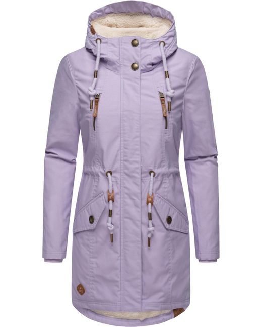 Ragwear Purple Parka 'Elsie'