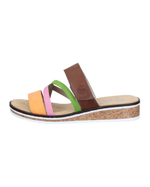 Rieker Multicolor Pantolette Basic