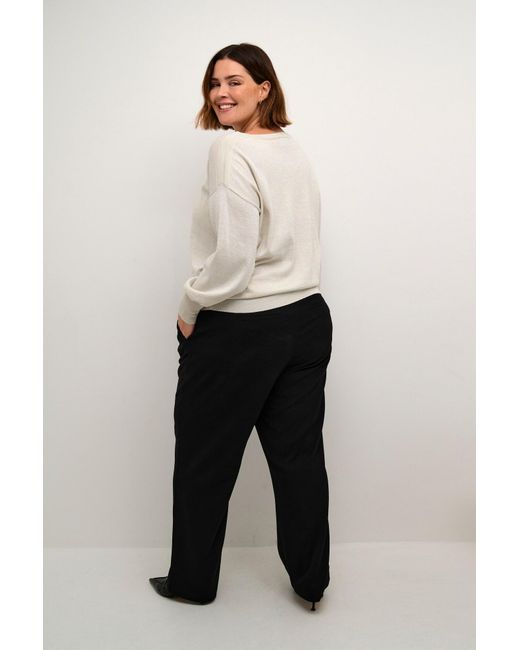 Kaffe White Pullover 'Kc Regitta'
