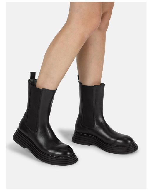 Felmini Black Chelsea Boots Nariko E341