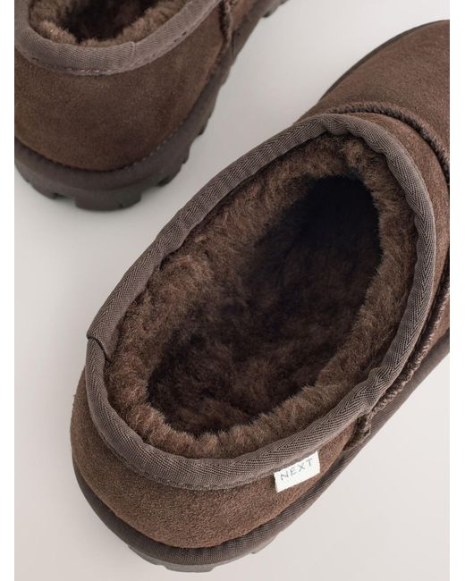 Next Brown Hausschuh