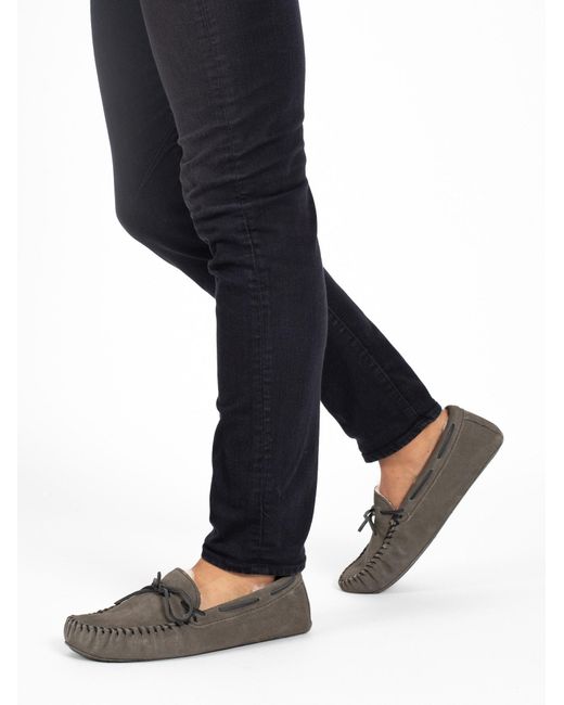 Minnetonka Mokassin in Gray für Herren