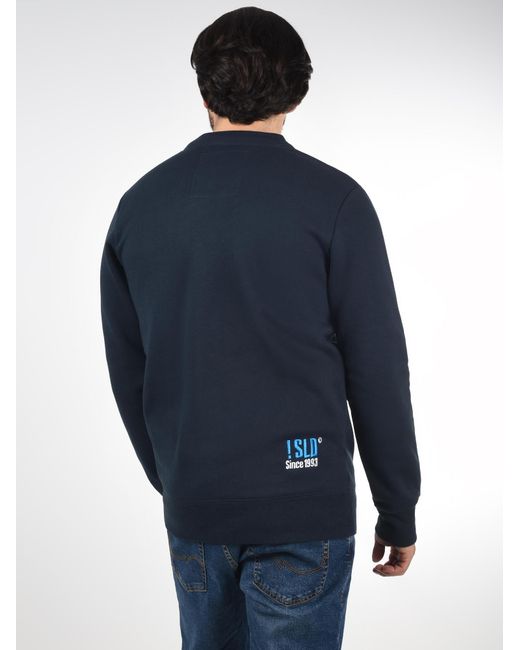 Solid Sweatshirt Benn in Blue für Herren