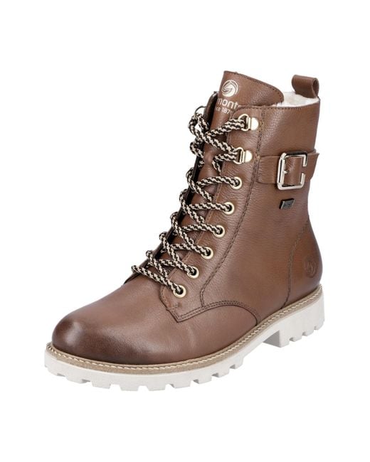 Remonte Brown Schnürstiefelette