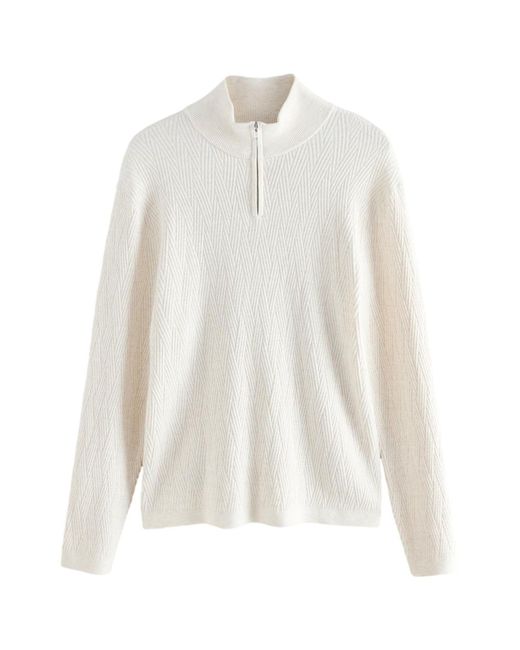 Next Pullover in White für Herren