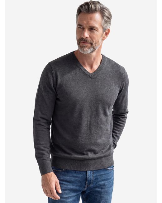 Redmond Pullover Basic in Gray für Herren