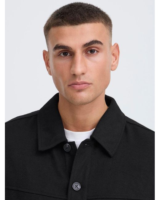 Solid Wolljacke Sdsonny in Black für Herren
