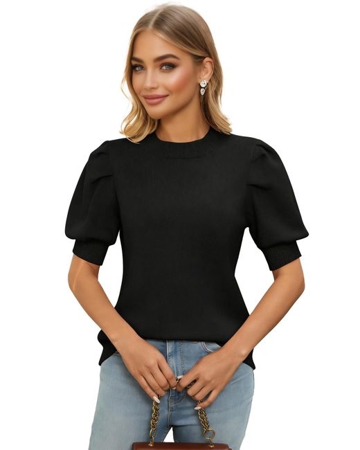 MEETWEE Black Pullover