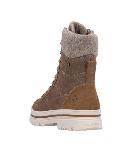 Remonte Brown Schnürstiefel