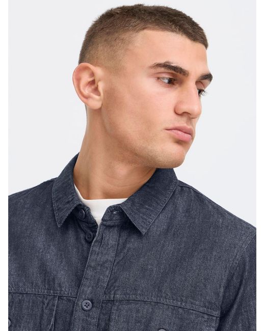 Solid Jeansjacke Sdrogue in Blue für Herren