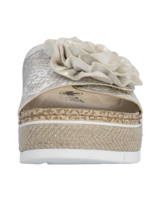 Rieker White Pantolette