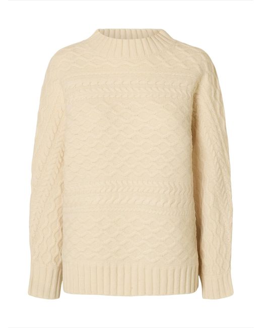 SELECTED Natural Pullover Slfnelly