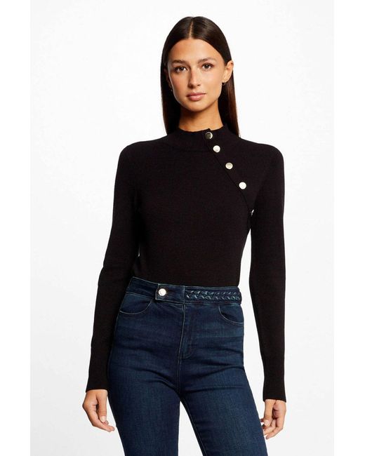 Morgan Black Pullover Mnoe