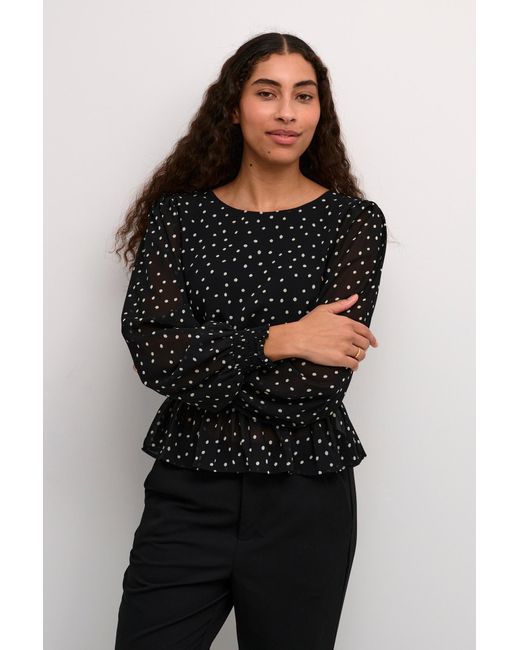 Kaffe Black Bluse 'Ka Sally'
