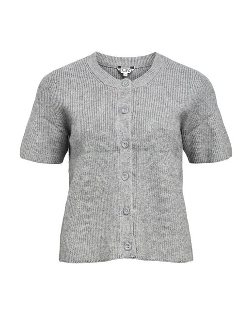 Object Gray Strickjacke