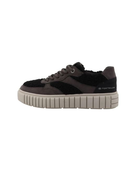 Tom Tailor Black Sneaker