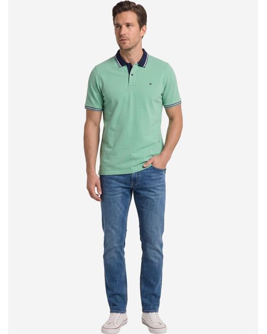 Redmond Shirt Basic in Green für Herren