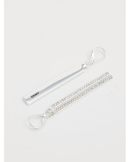 DKNY White Ohrringe