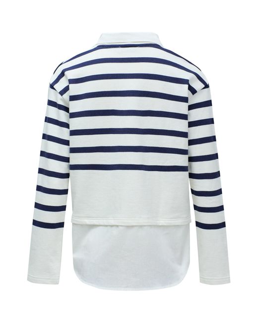 Salsa Jeans Blue Langarm-Shirts