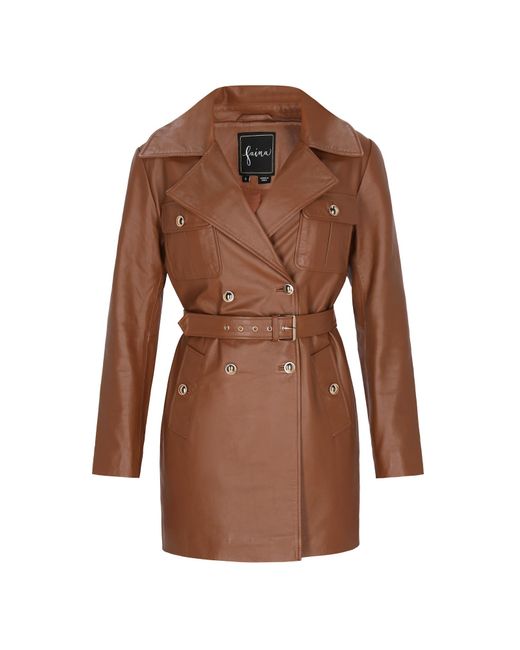 faina Brown Mantel