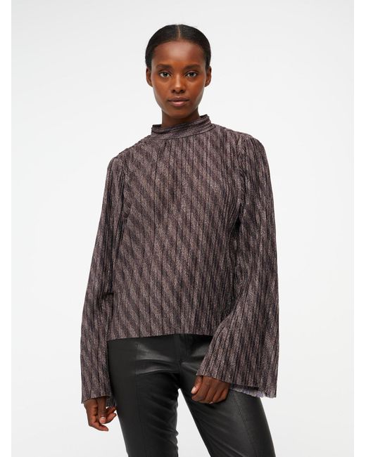 Object Gray Bluse 'lux'