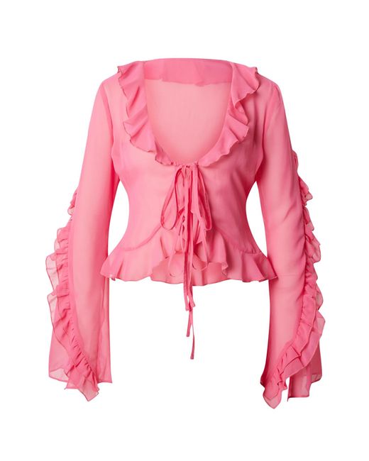 ABOUT YOU x Emili Sindlev Pink Bluse Doro