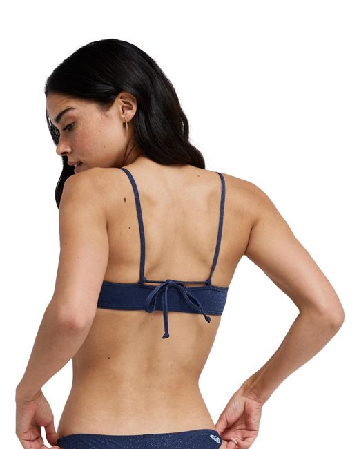 Roxy Blue Bikinitop Shine