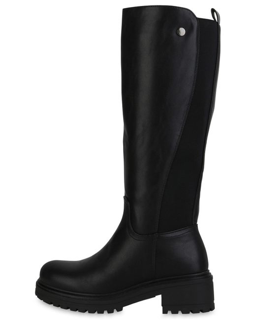 VAN HILL Black Stiefel Anthea