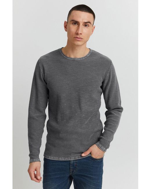 INDICODE Pullover Karpo in Gray für Herren
