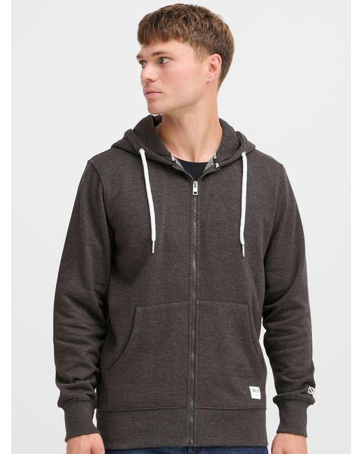 Solid Sweatjacke Chali in Gray für Herren