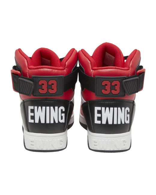 Ewing Sneaker Hi Strap in Red für Herren