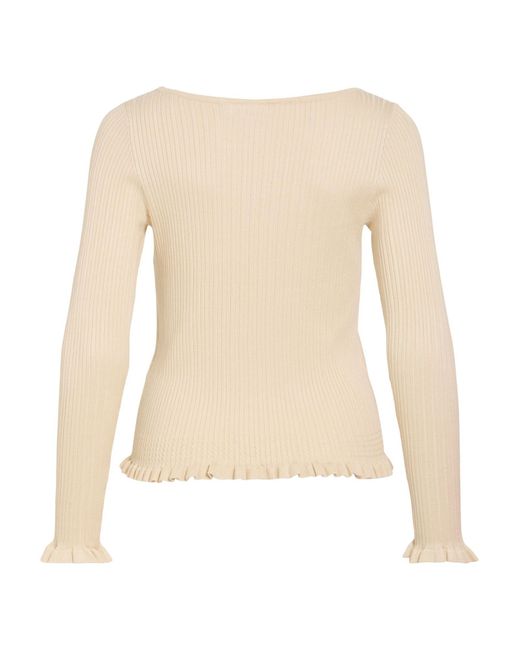 Vila White Pullover Vibelia