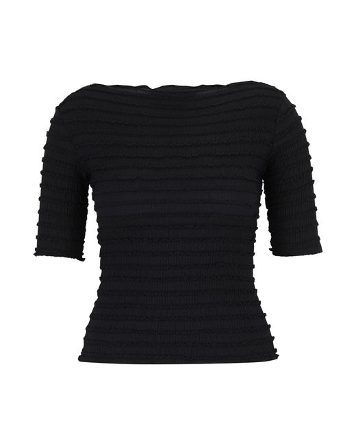 Lindex Black T-Shirt 'Sigge'