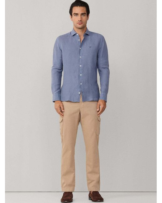 Hackett Hemd Ess in Blue für Herren