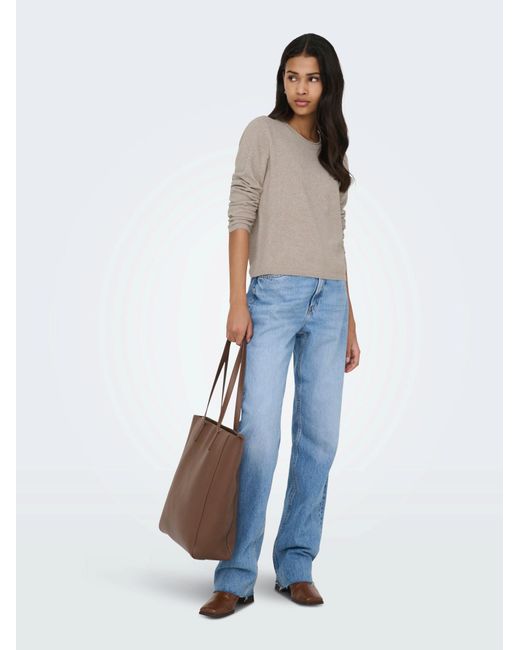 ONLY Gray Pullover Onlloyal