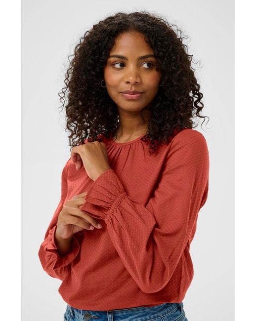 Kaffe Red Bluse Kaamalia