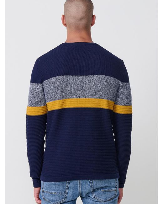 Koröshi Strickpullover in Blue für Herren