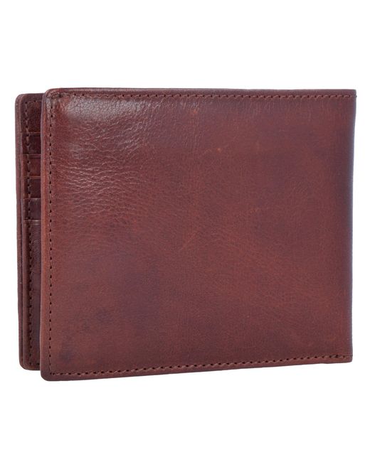 Braun Büffel Portemonnaie Arezzo in Purple für Herren