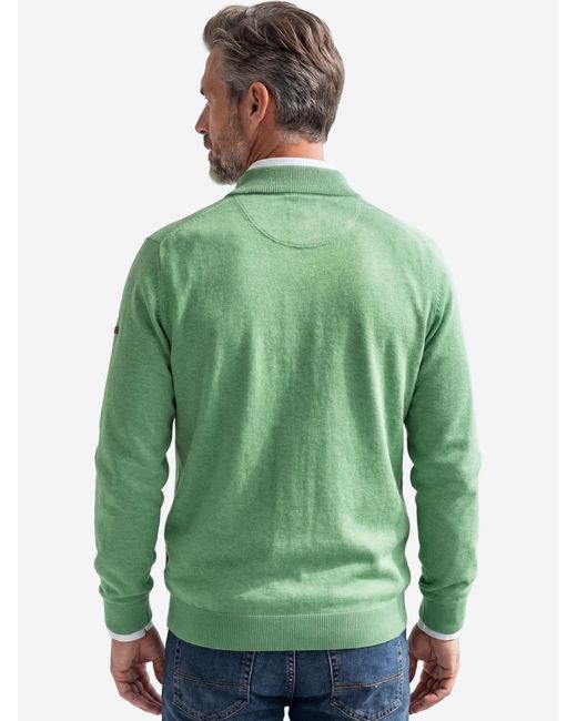 Redmond Pullover Basic in Green für Herren