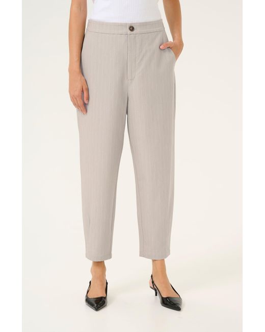 Kaffe Natural Bügelfaltenhose