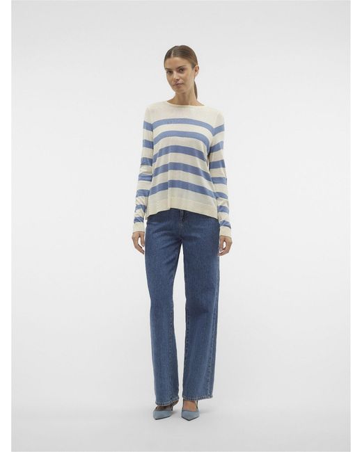 Vero Moda White Pullover 'Nova'